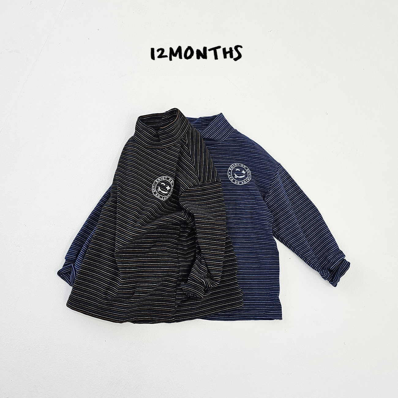 49907立領條紋上衣(兩色)