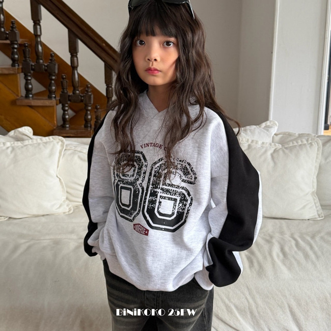 68952斑駁數字86上衣(兩色)