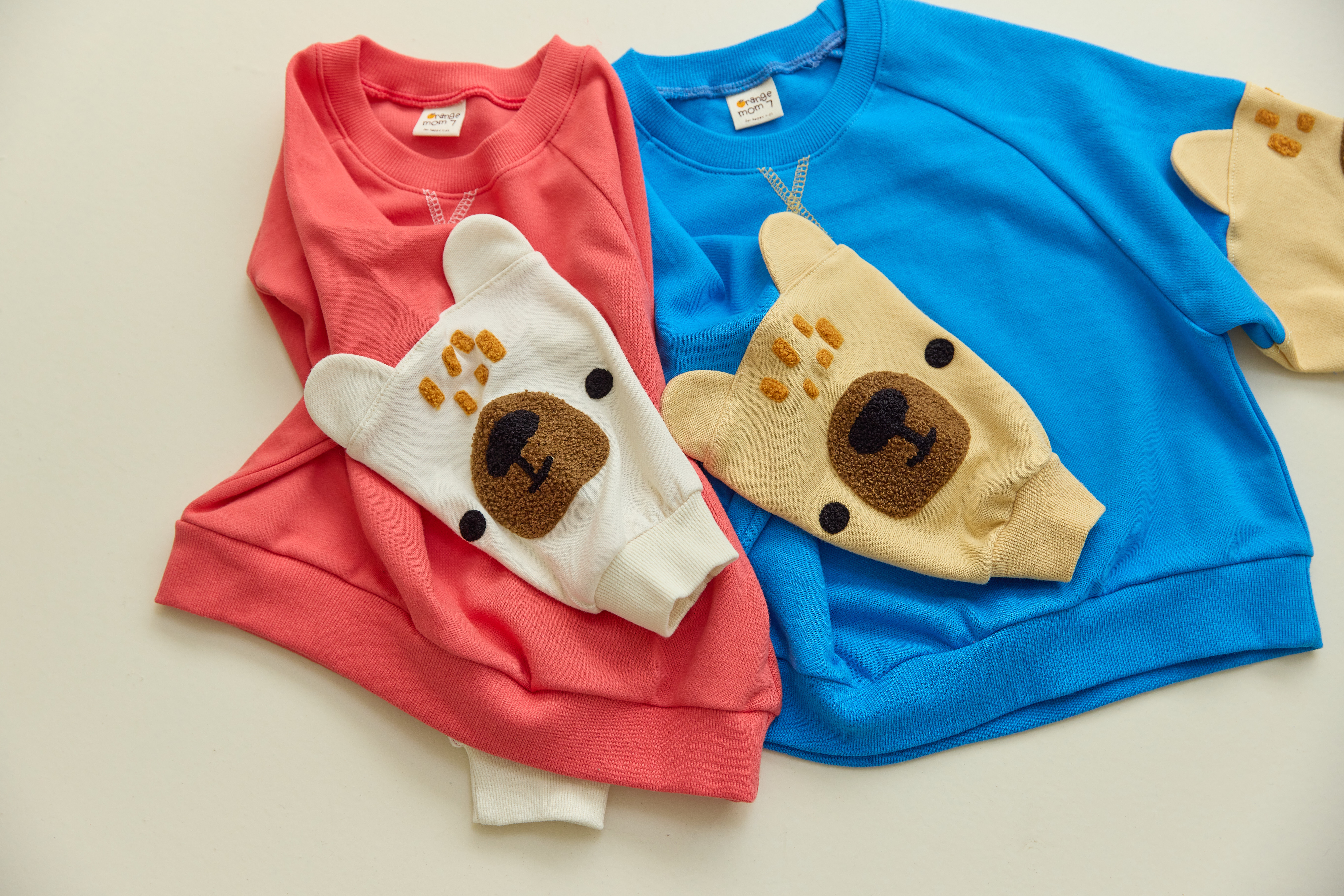 31645動物袖上衣(兩色)