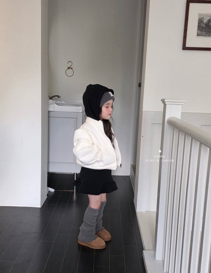 50632白色立領外套