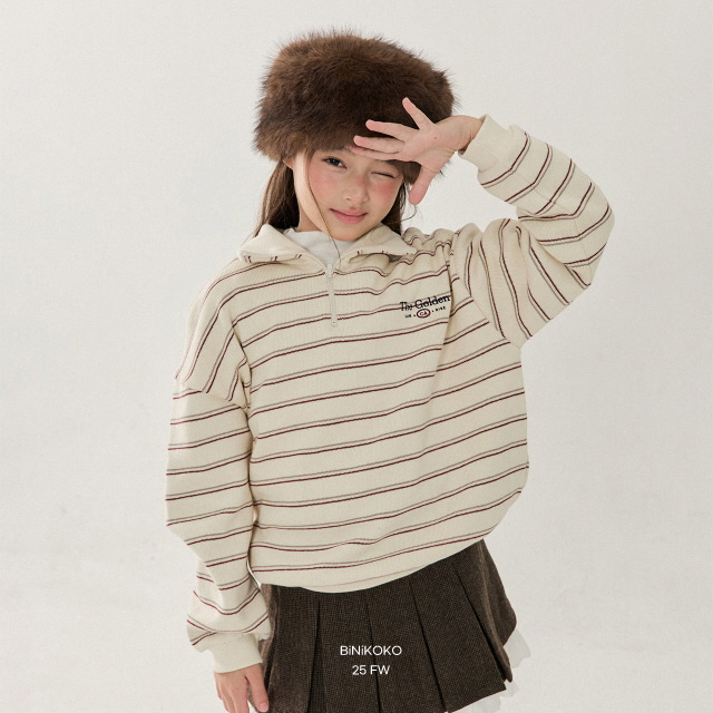 94346拉鍊條紋上衣(兩色) 94346拉鍊條紋上衣(兩色)