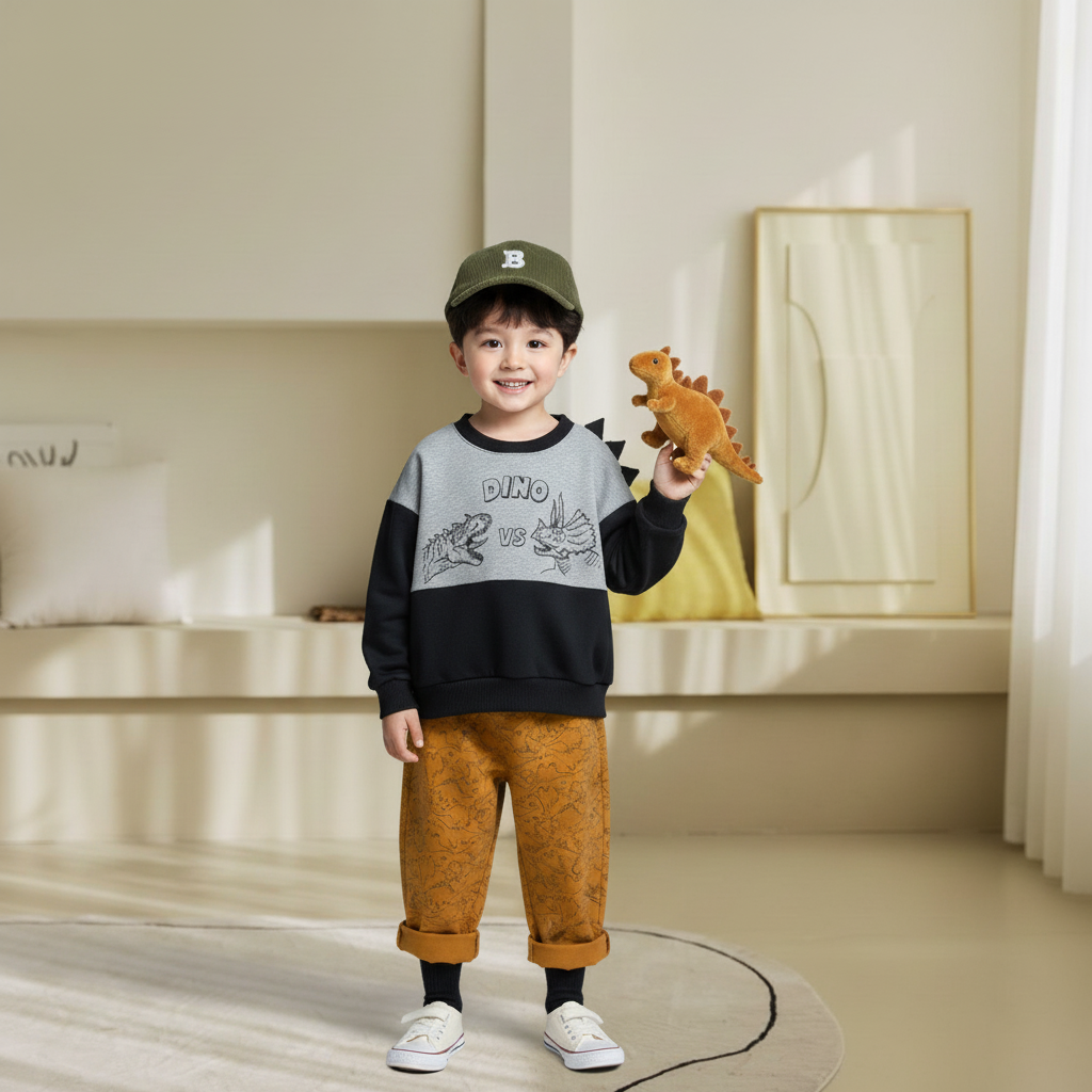 31628恐龍休閒褲(兩色)