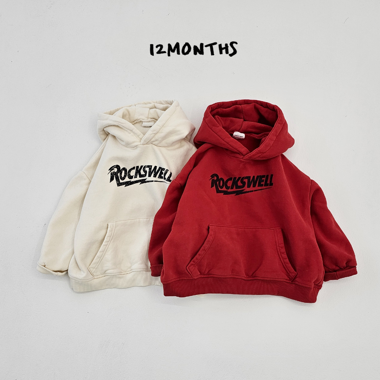 49913親子英文連帽上衣(兩色)