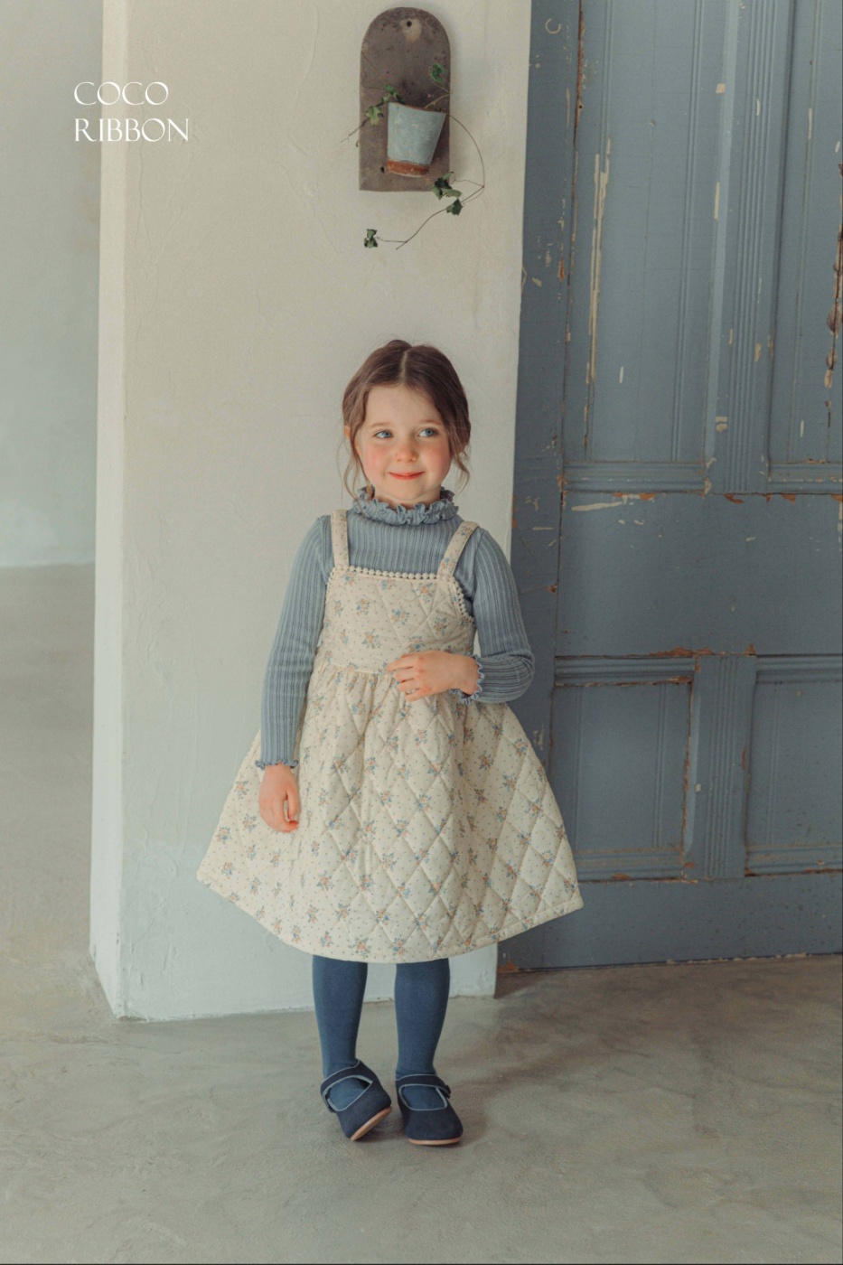 10911花花背心裙(兩色)