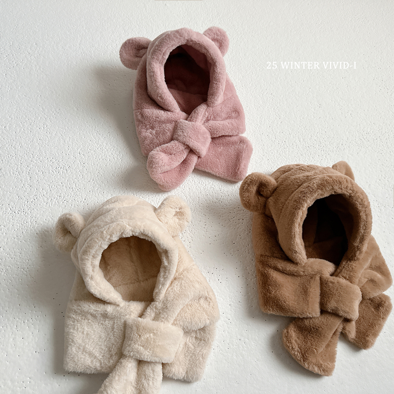 94906可愛包頭帽(三色)