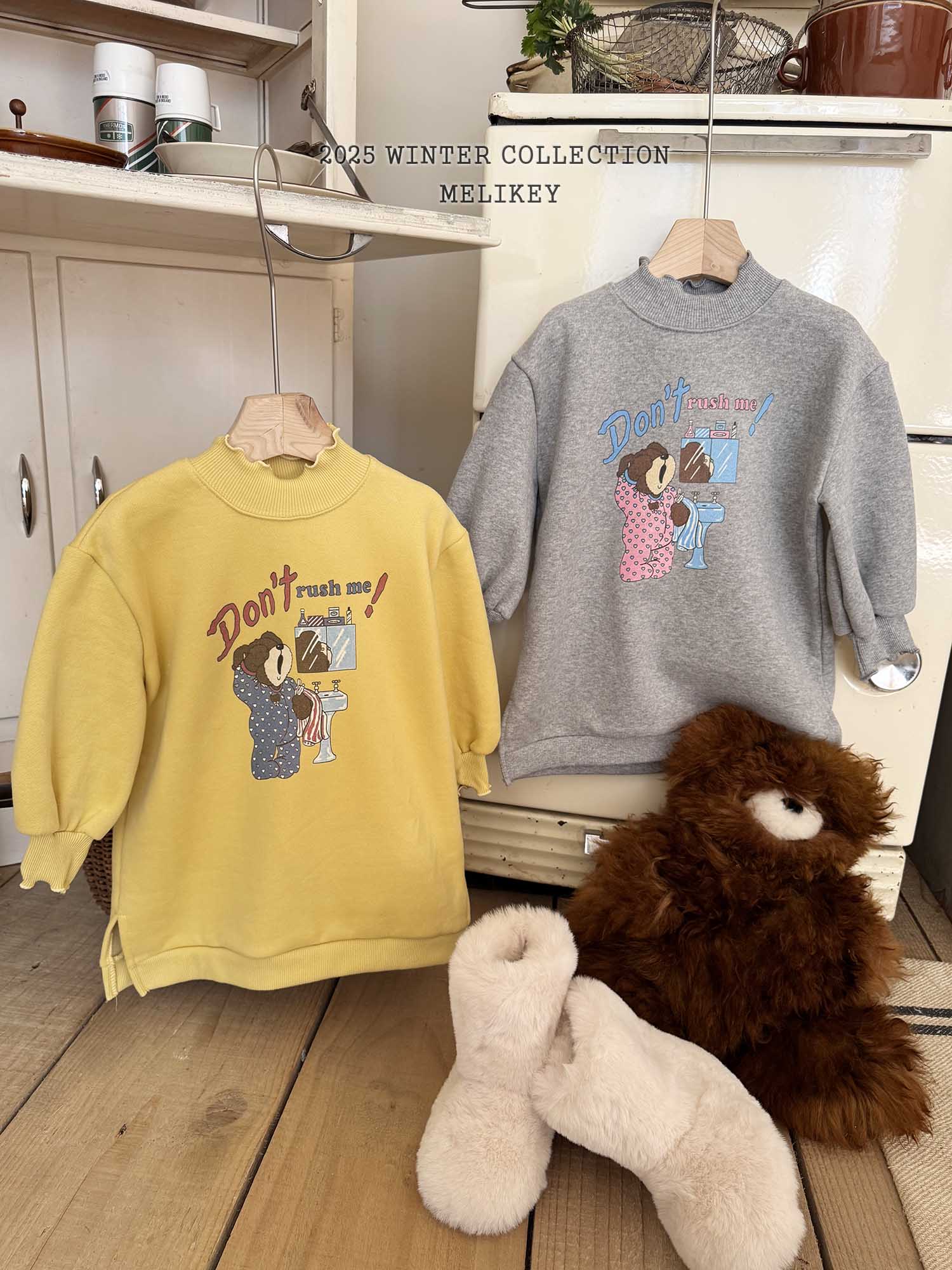 95609愛睏熊連身裙(兩色) 95609愛睏熊連身裙(兩色)