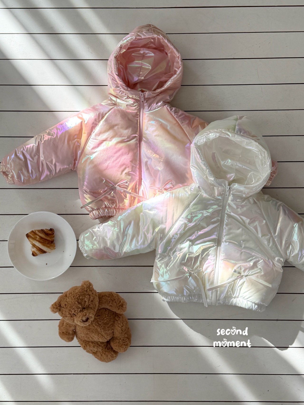 117701閃亮連帽外套(兩色)