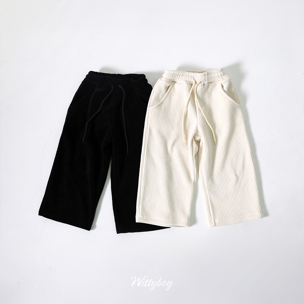 42812綁帶直紋褲(兩色)