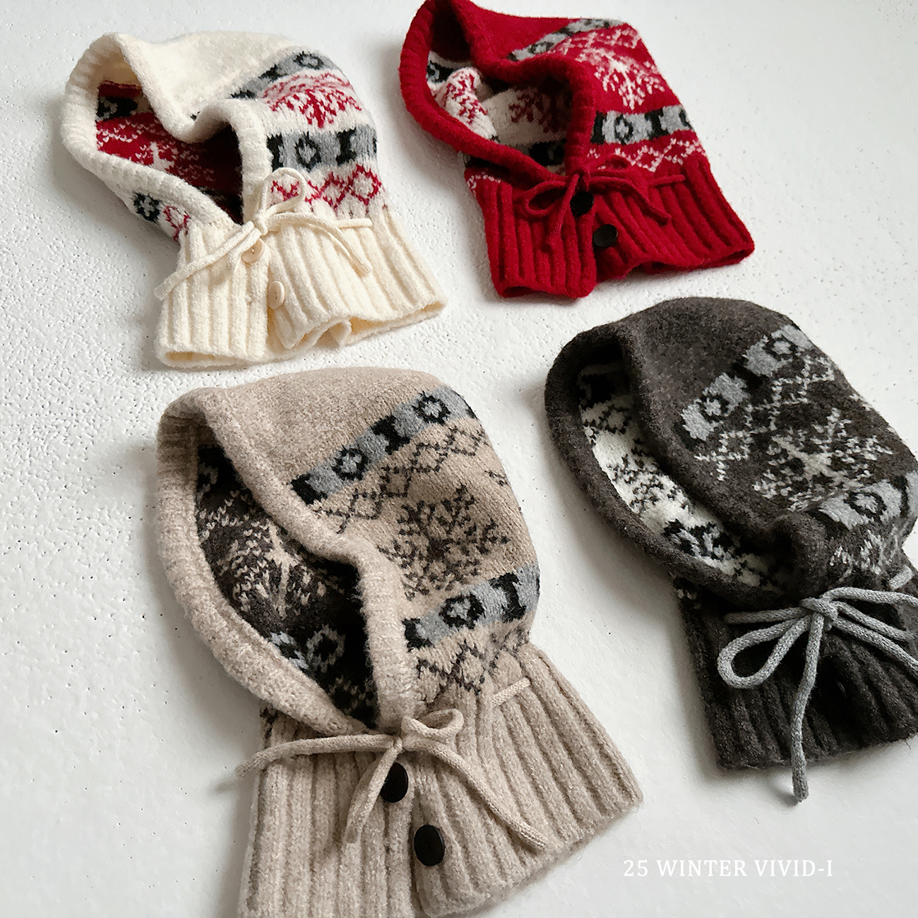 94907圖樣包頭帽(四色)