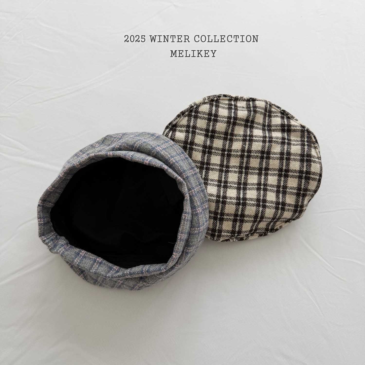 95622小童格子造型帽(兩色)