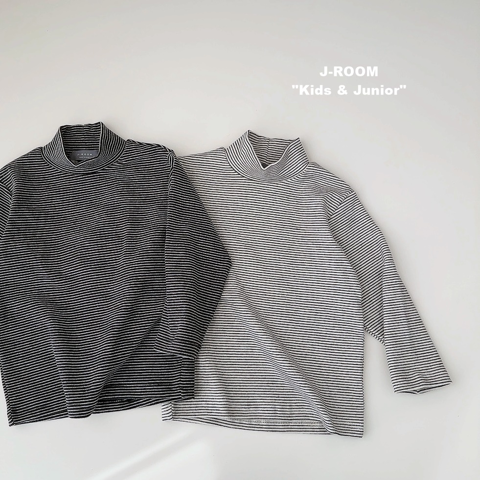 55504立領條紋上衣(兩色)