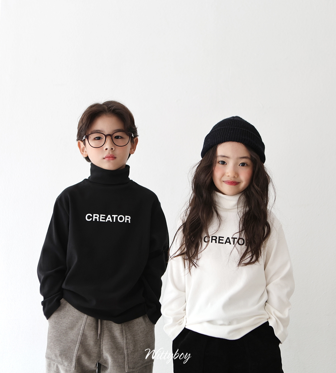 42834立領英文上衣(兩色)