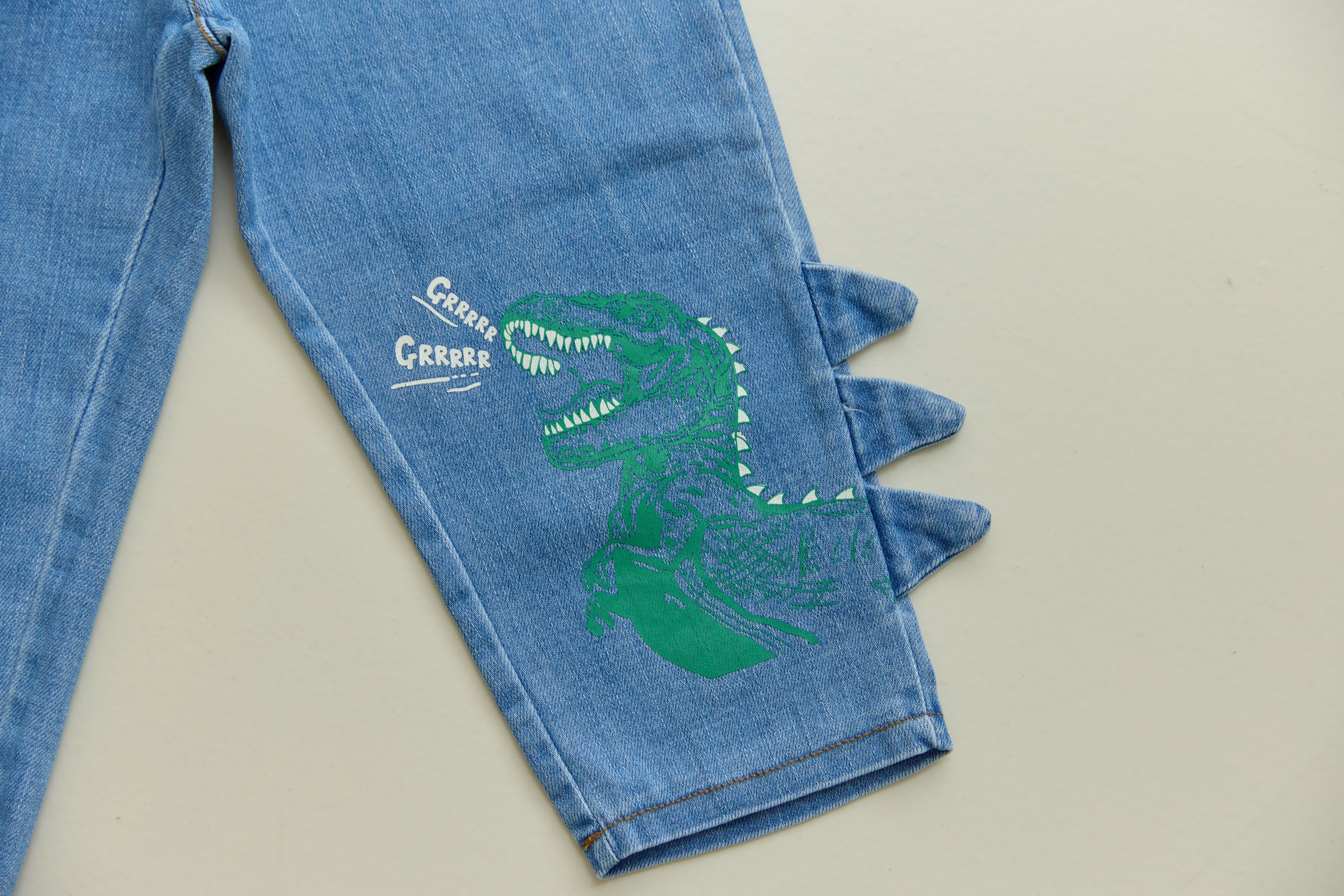 31627淺藍恐龍牛仔褲