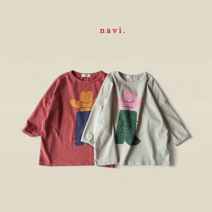 30013插畫上衣(兩色)