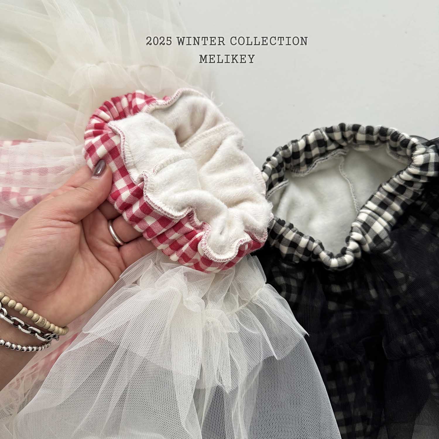 95644造型格子褲裙(兩色)