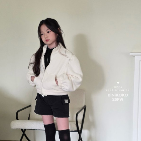 50632白色立領外套