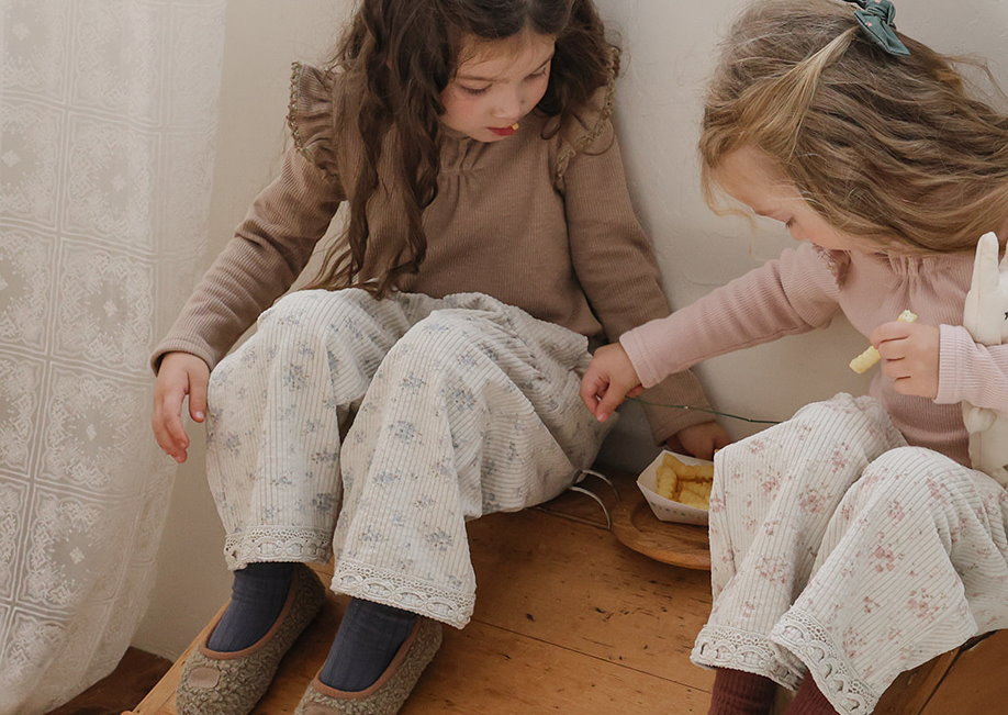 15533溫柔的花褲(兩色) 15533溫柔的花褲(兩色)