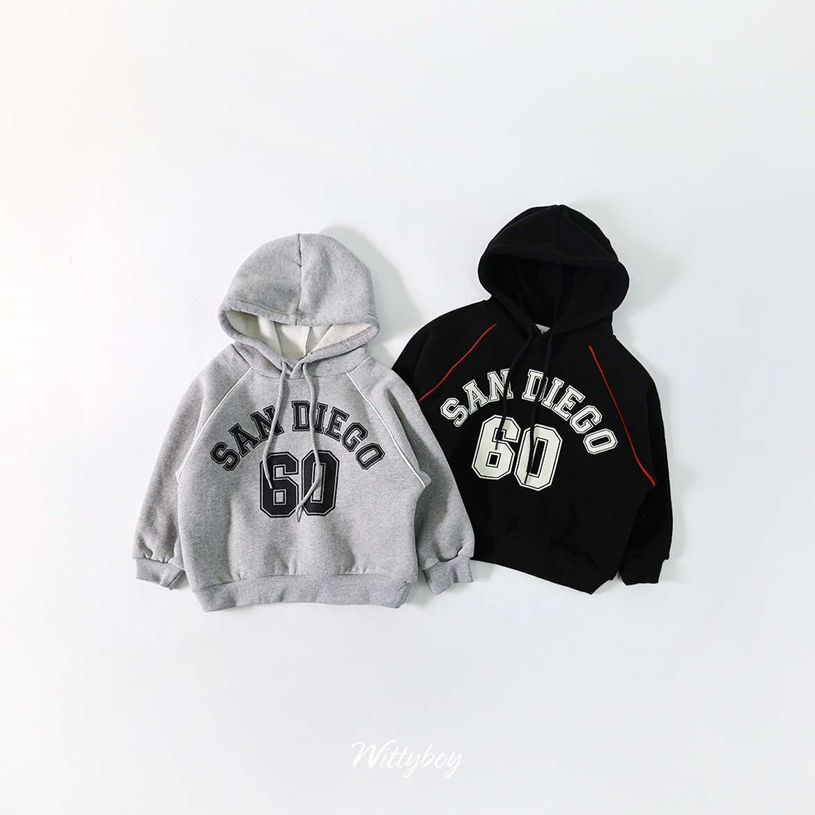 42810數字60連帽上衣(兩色)