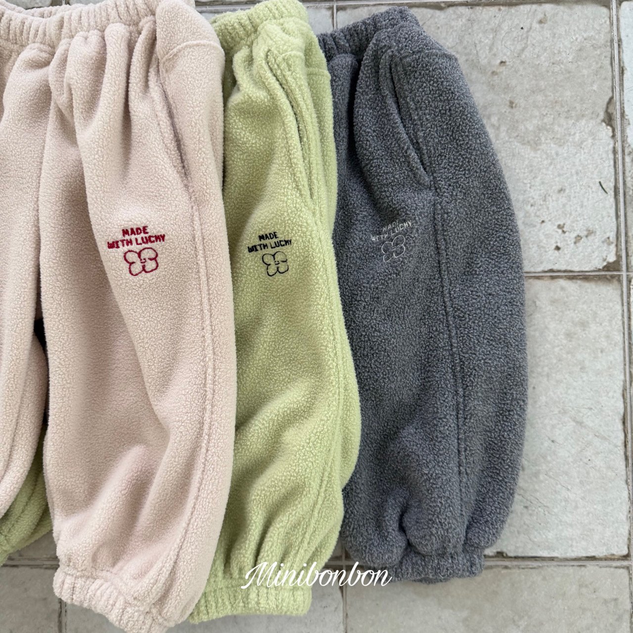 46807花朵束口褲(三色)