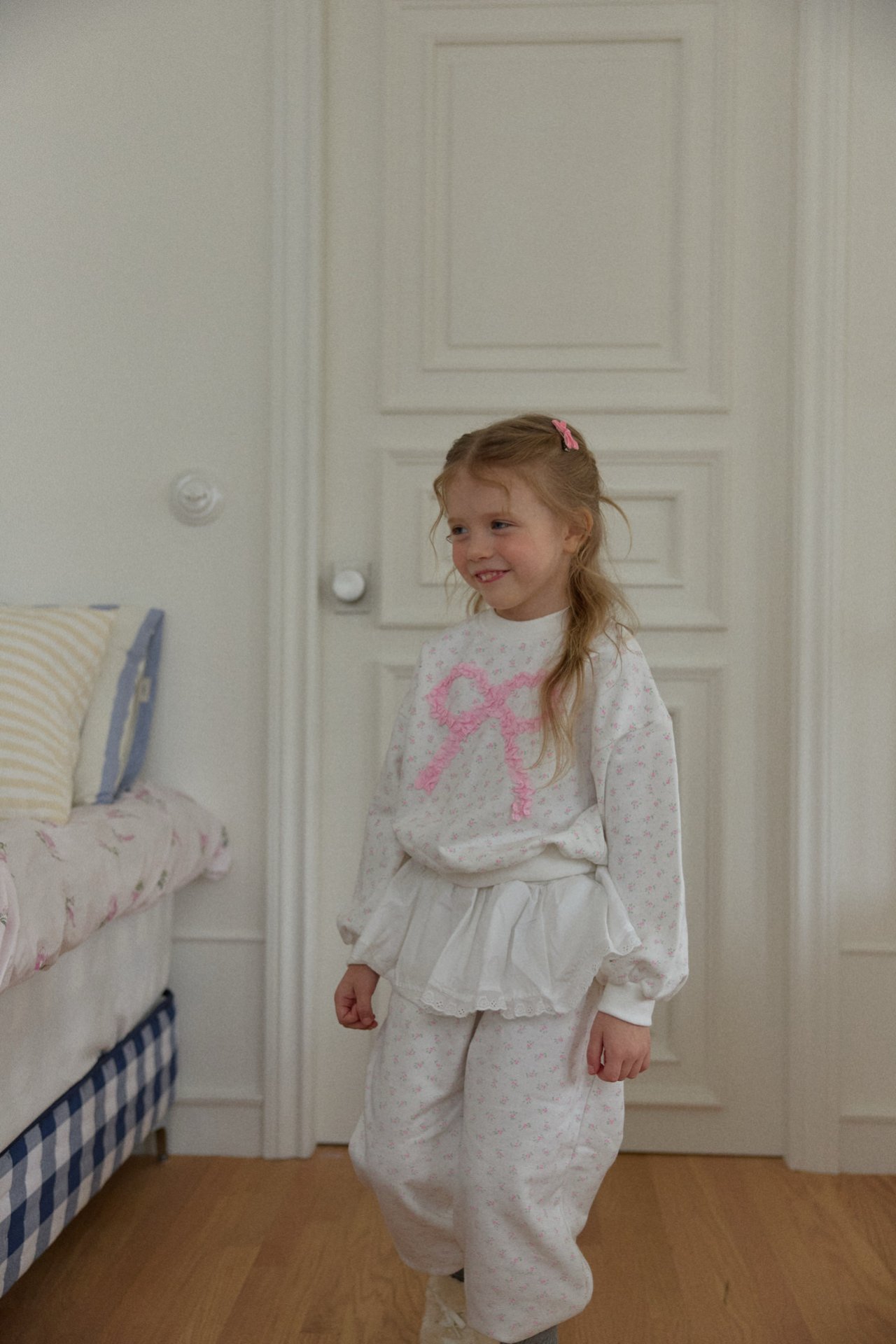 04022蝴蝶結花上衣(兩色)