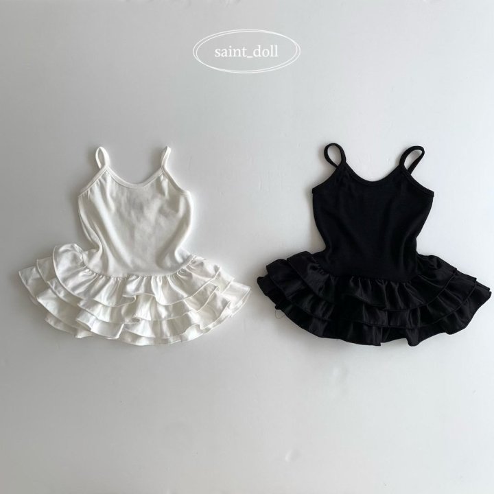 66016細肩蛋糕上衣(兩色)