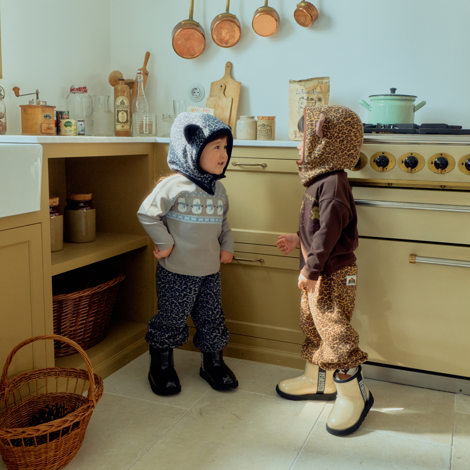 38914豹紋束口褲(兩色)