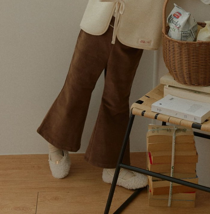 04015咖啡造型褲