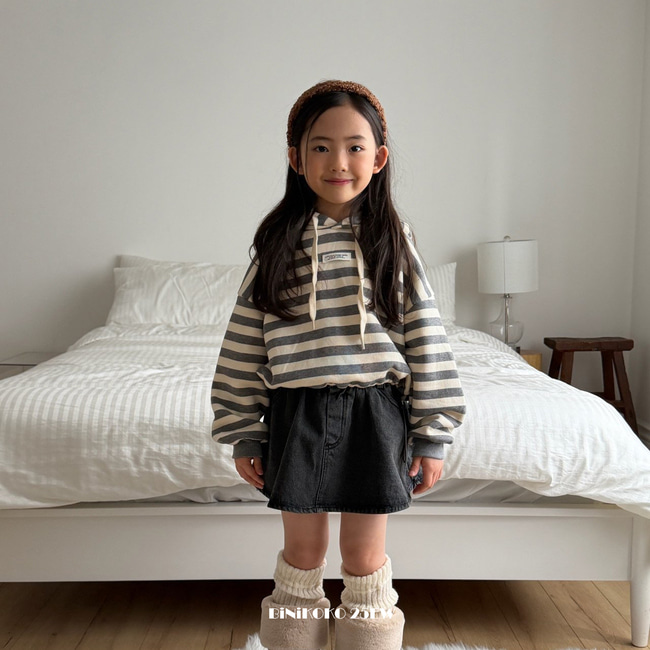 68953條紋連帽上衣(兩色)