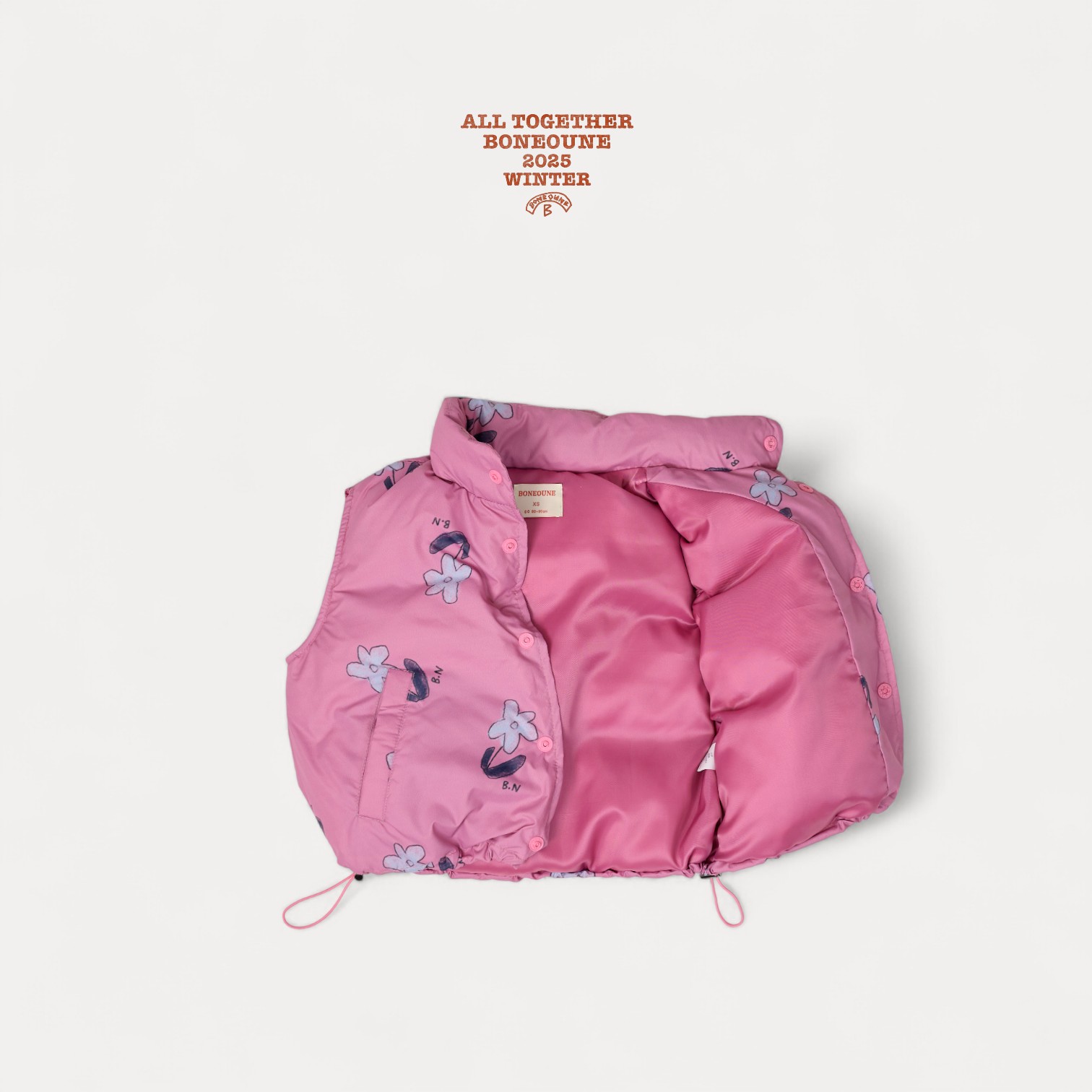 104704花花鴨絨背心