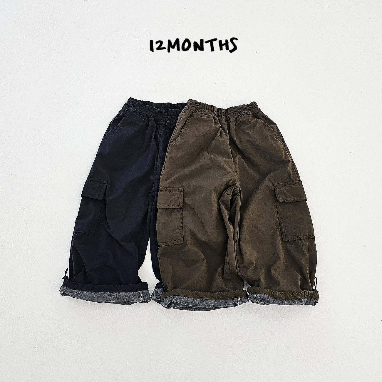 49926口袋抽繩褲(兩色)