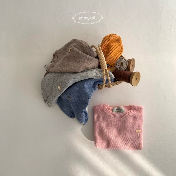 66034小配飾針織上衣(四色)