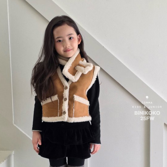 50655毛邊背心圍巾組 50655毛邊背心圍巾組