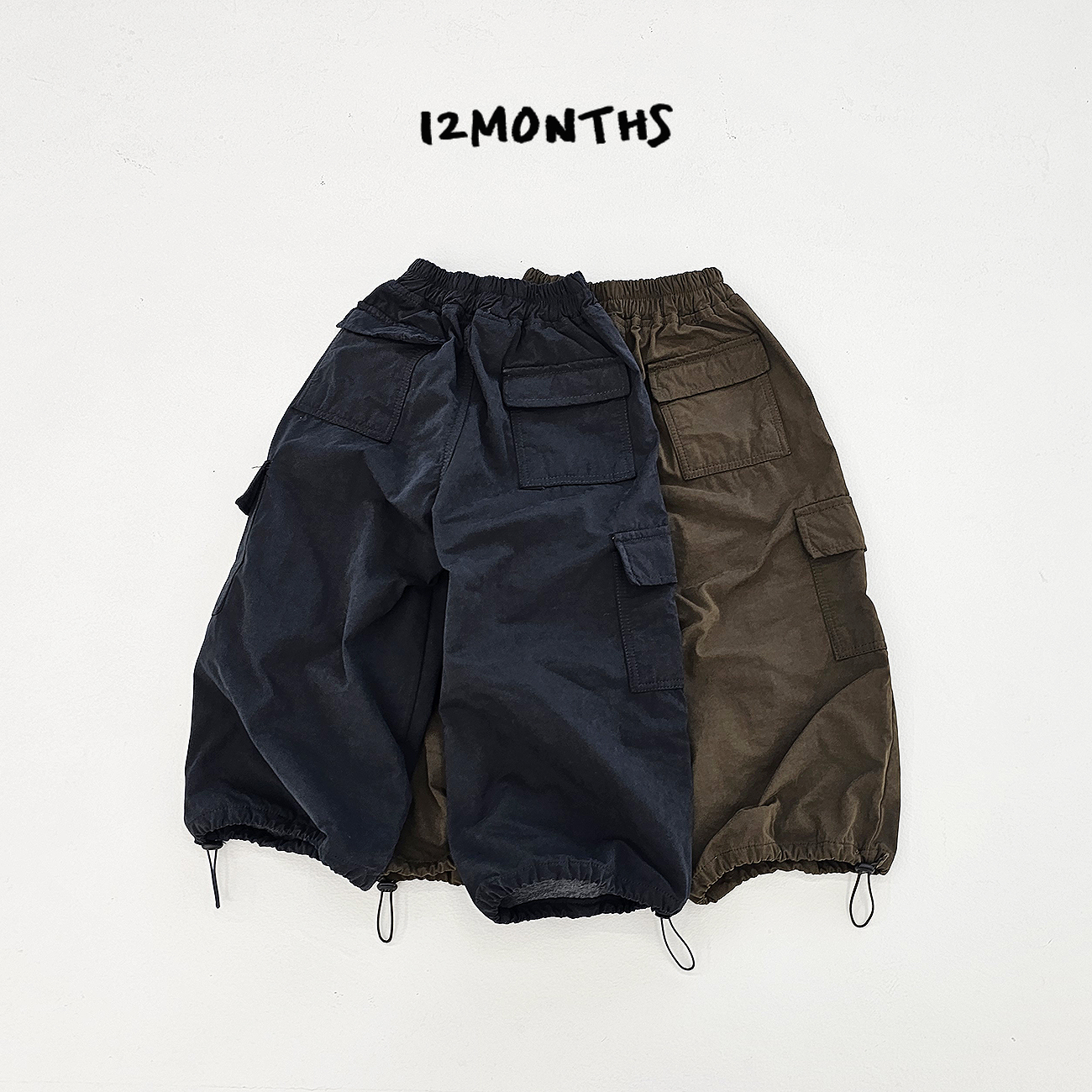 49926口袋抽繩褲(兩色)