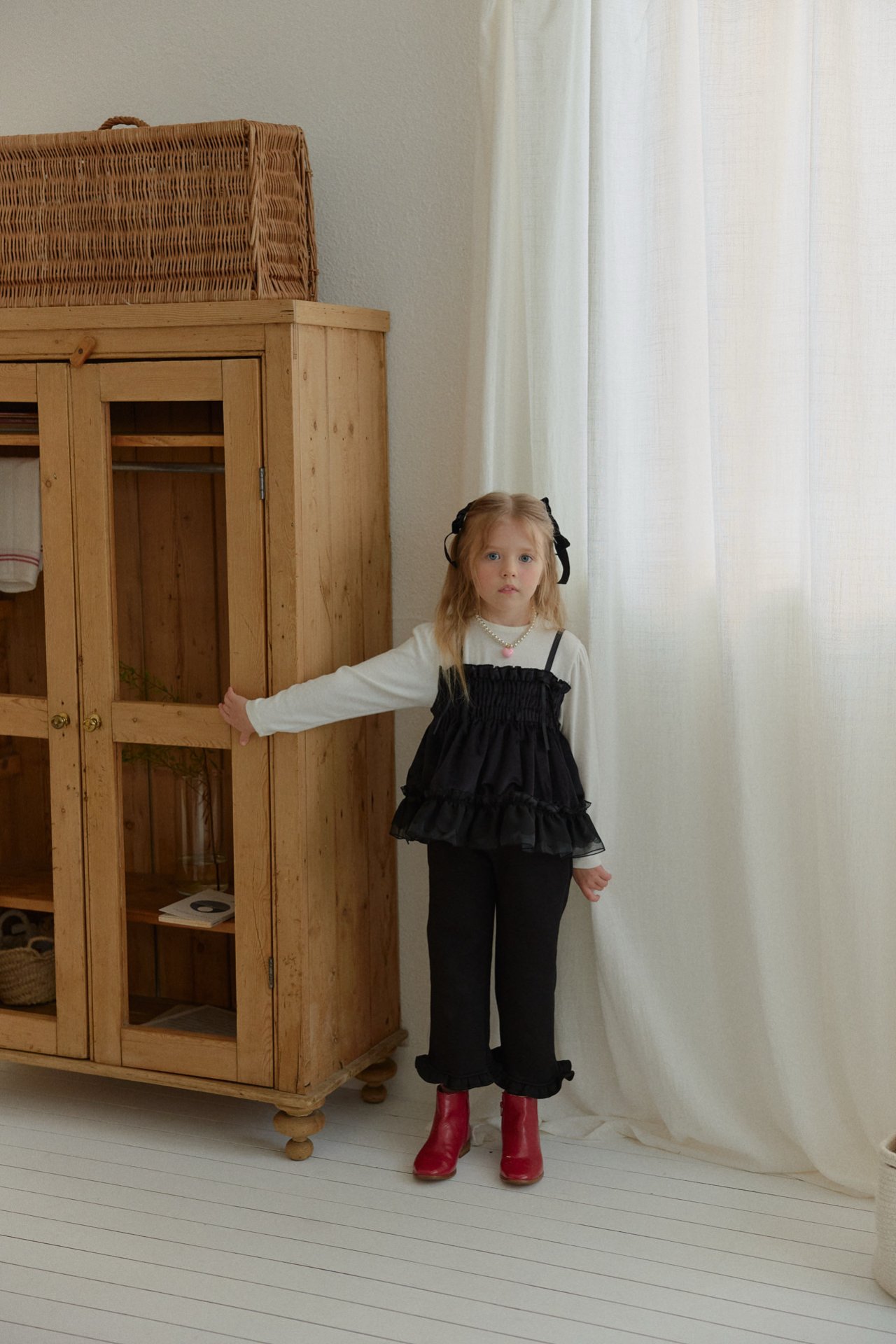 04036黑色花邊褲