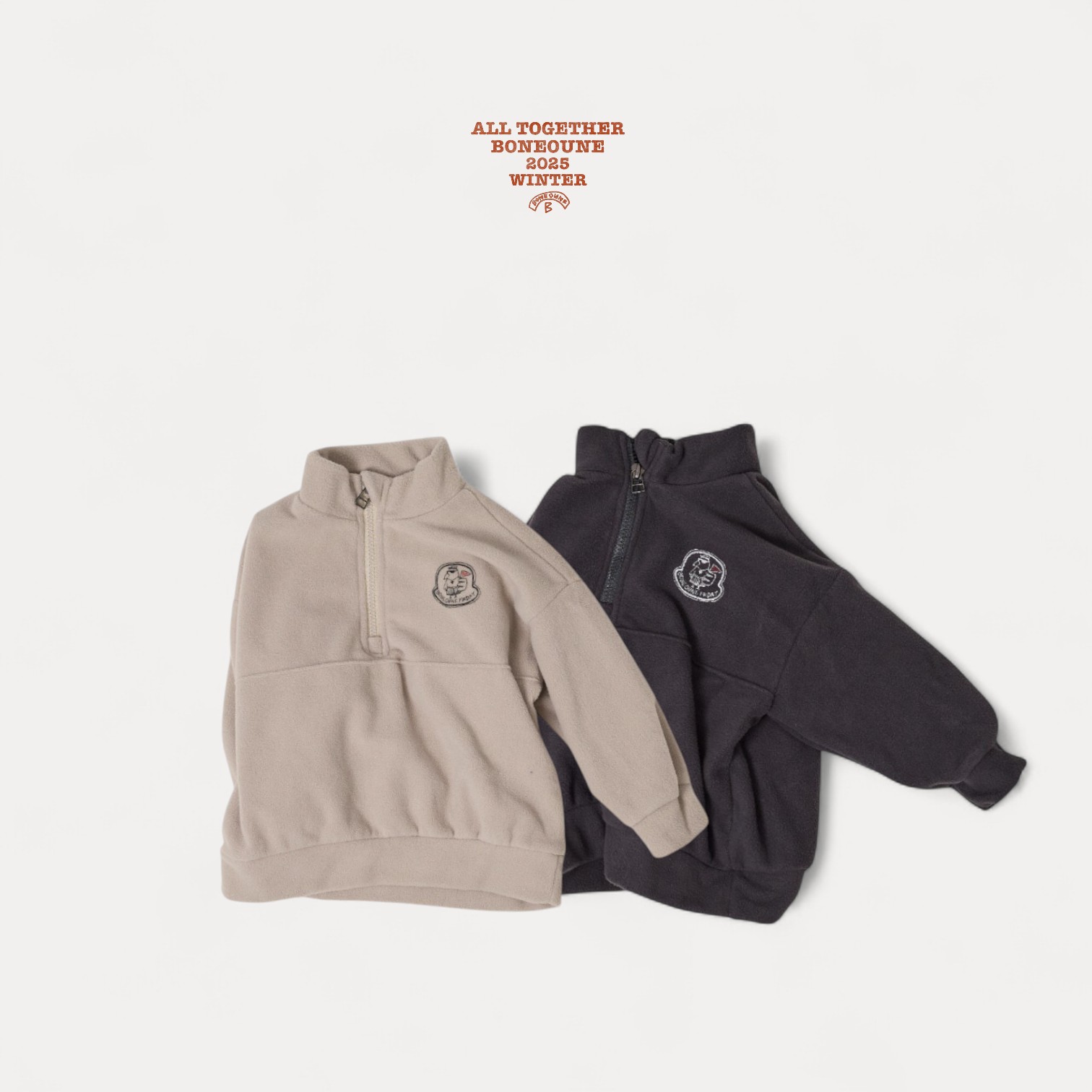 104721圖樣拉鍊上衣(兩色)