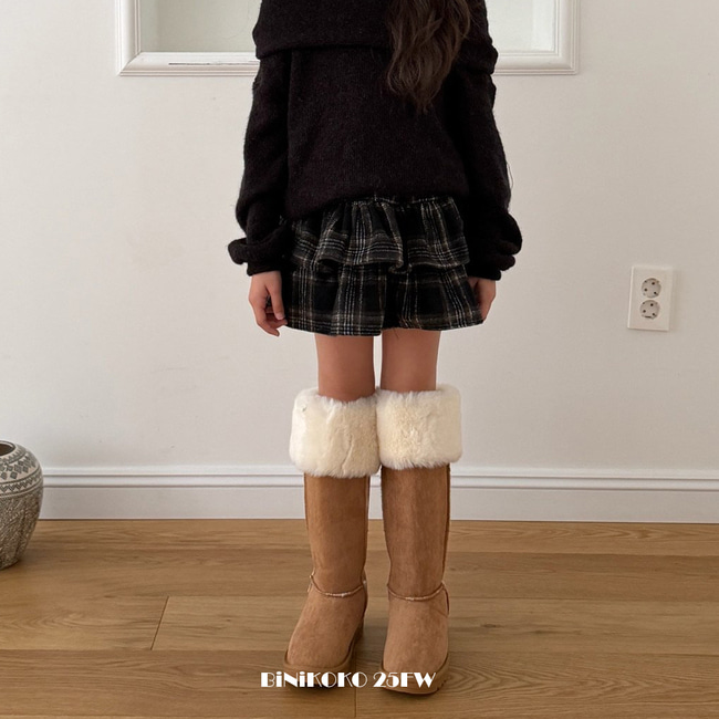 68916格子蛋糕裙(兩色)