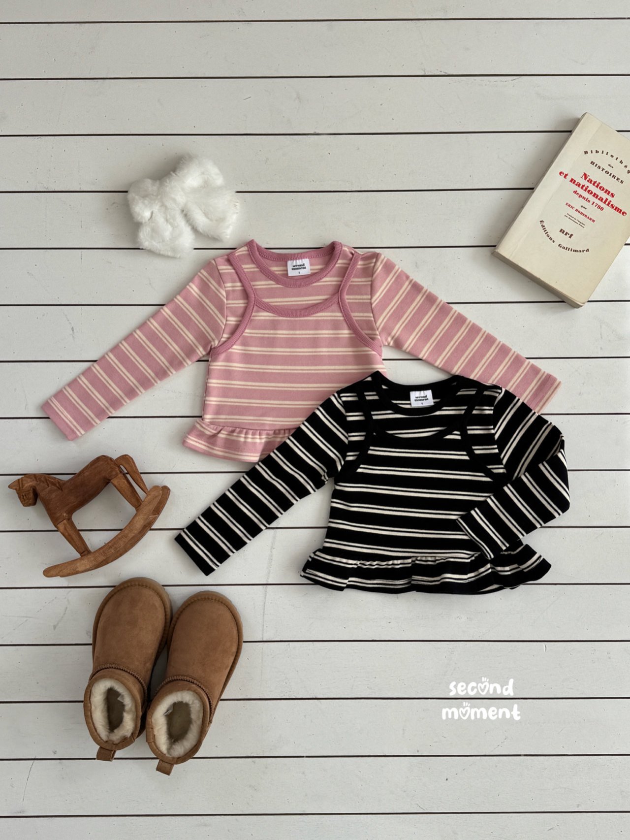 117738造型條紋上衣(兩色)