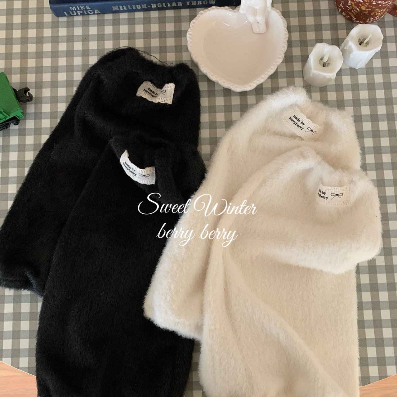 04031毛毛標籤襪套(兩色)