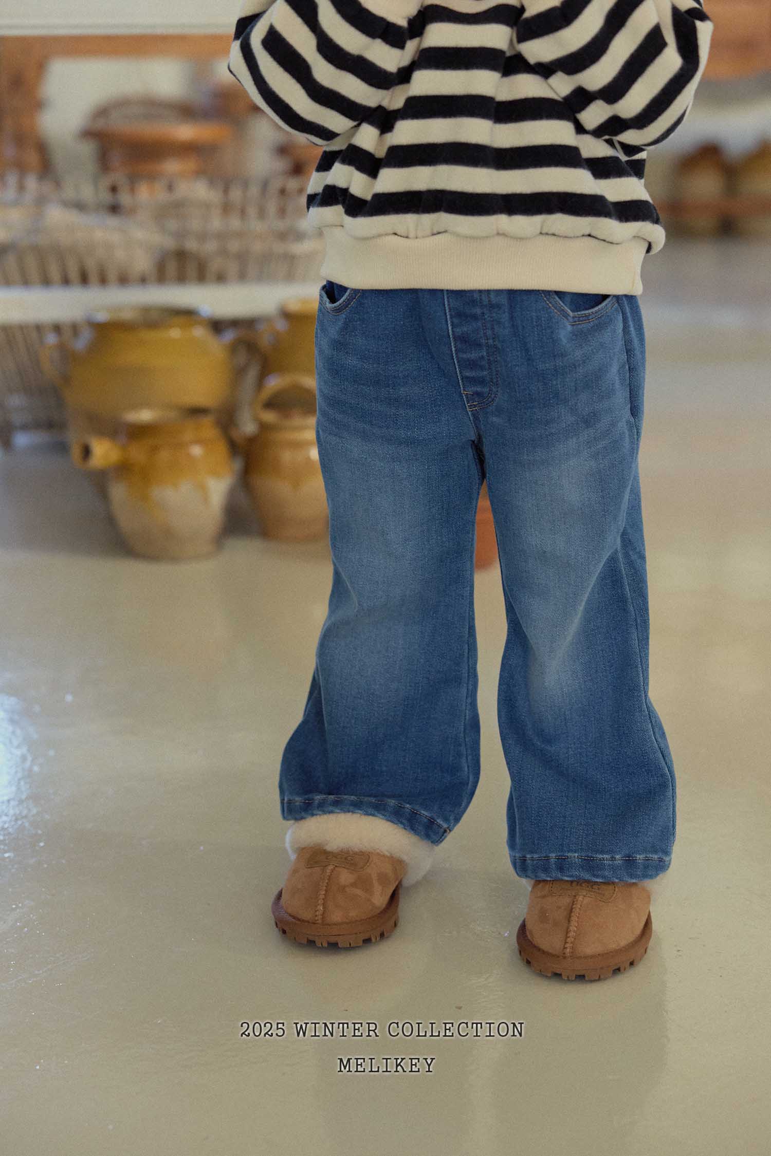 95614刷色牛仔褲