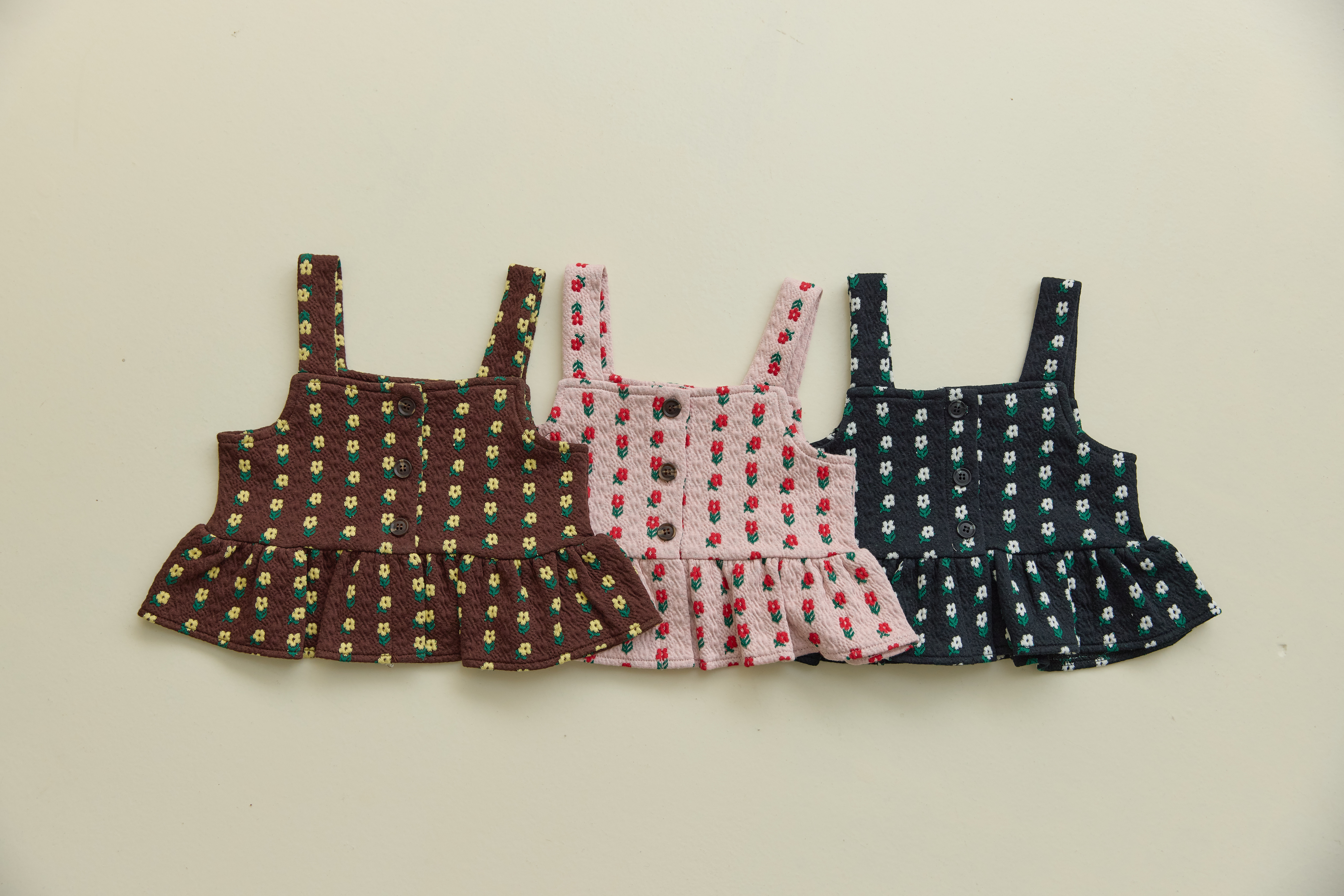 31607小花背心(三色)