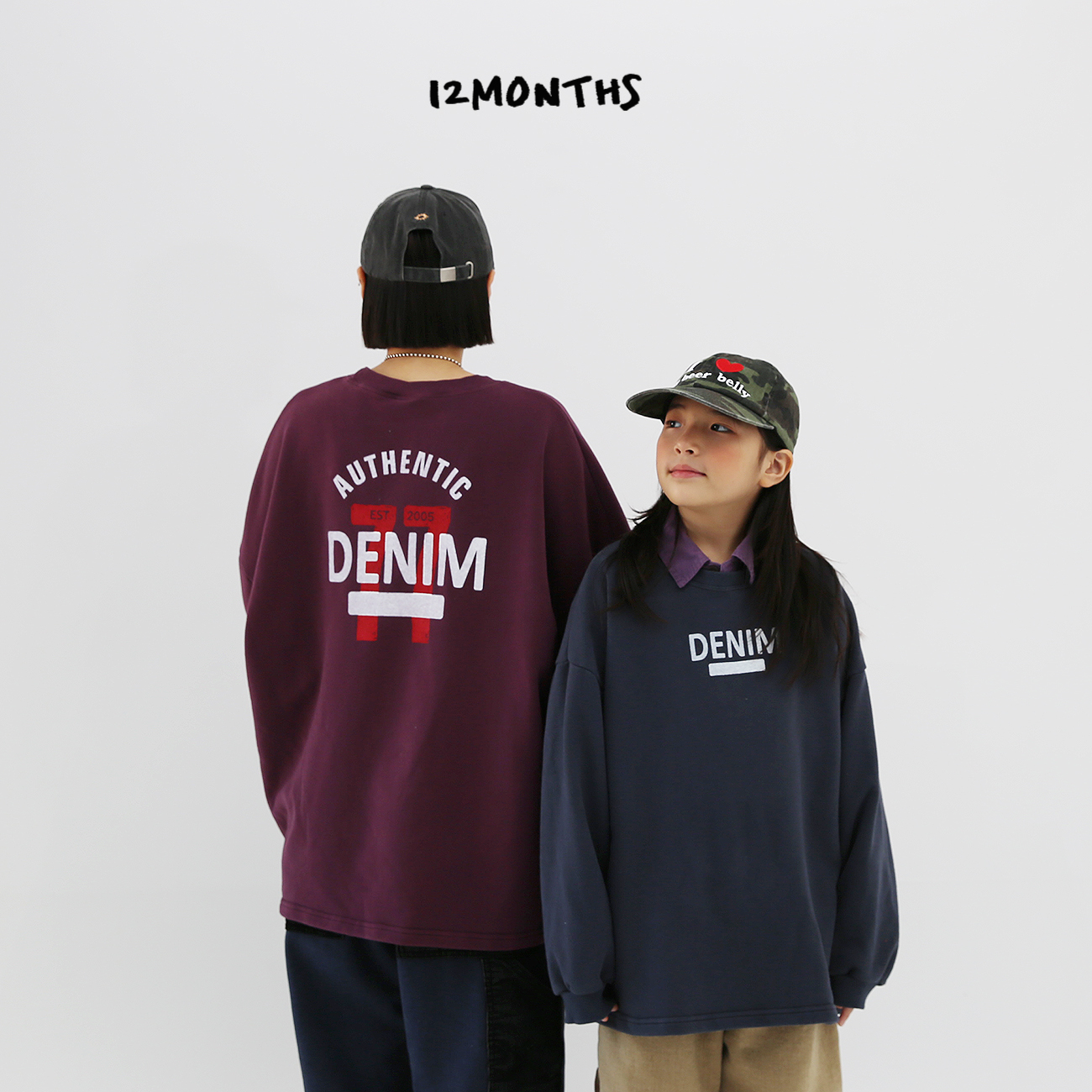 49901親子英文上衣(兩色)