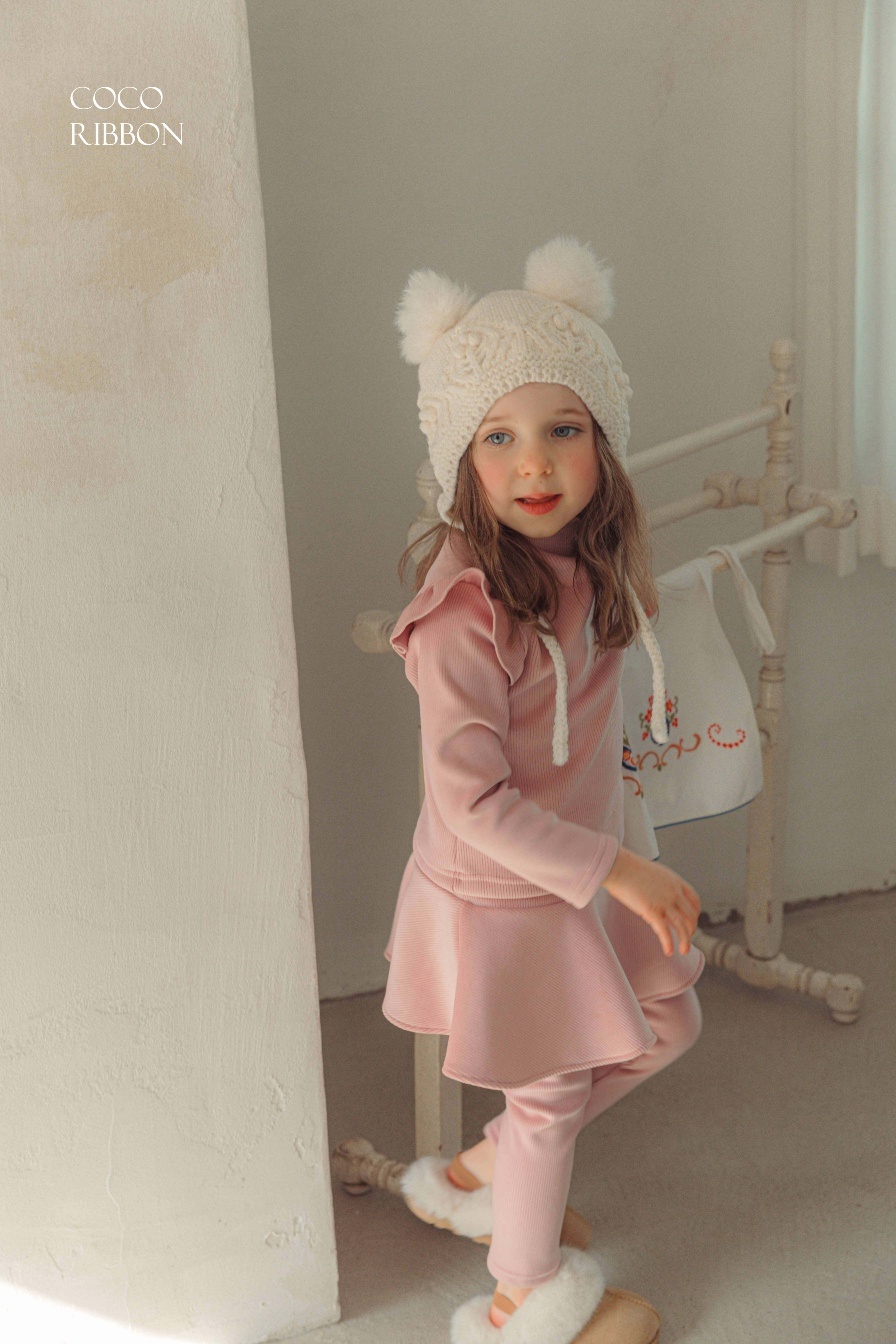 10909粉紅造型上衣