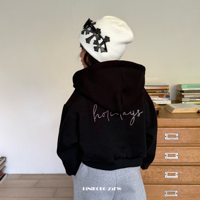 68972背後英文連帽外套(兩色)