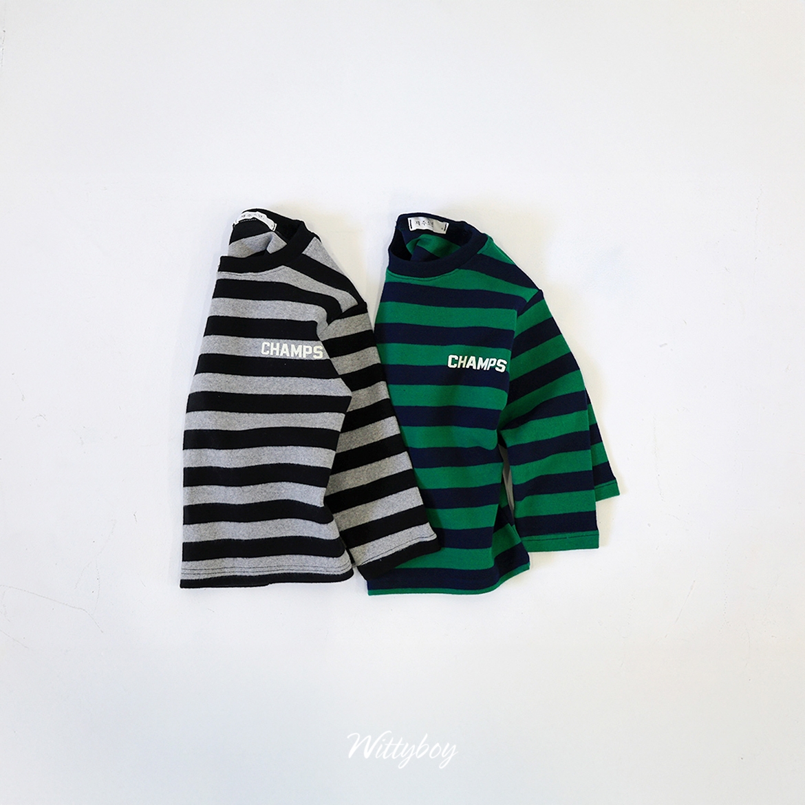 42830數字條紋上衣(兩色)