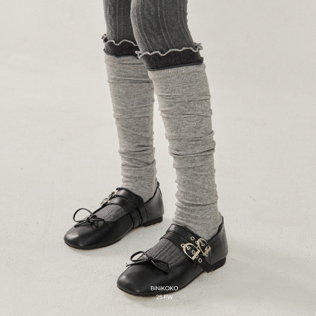 94348造型捲邊襪套(兩色)