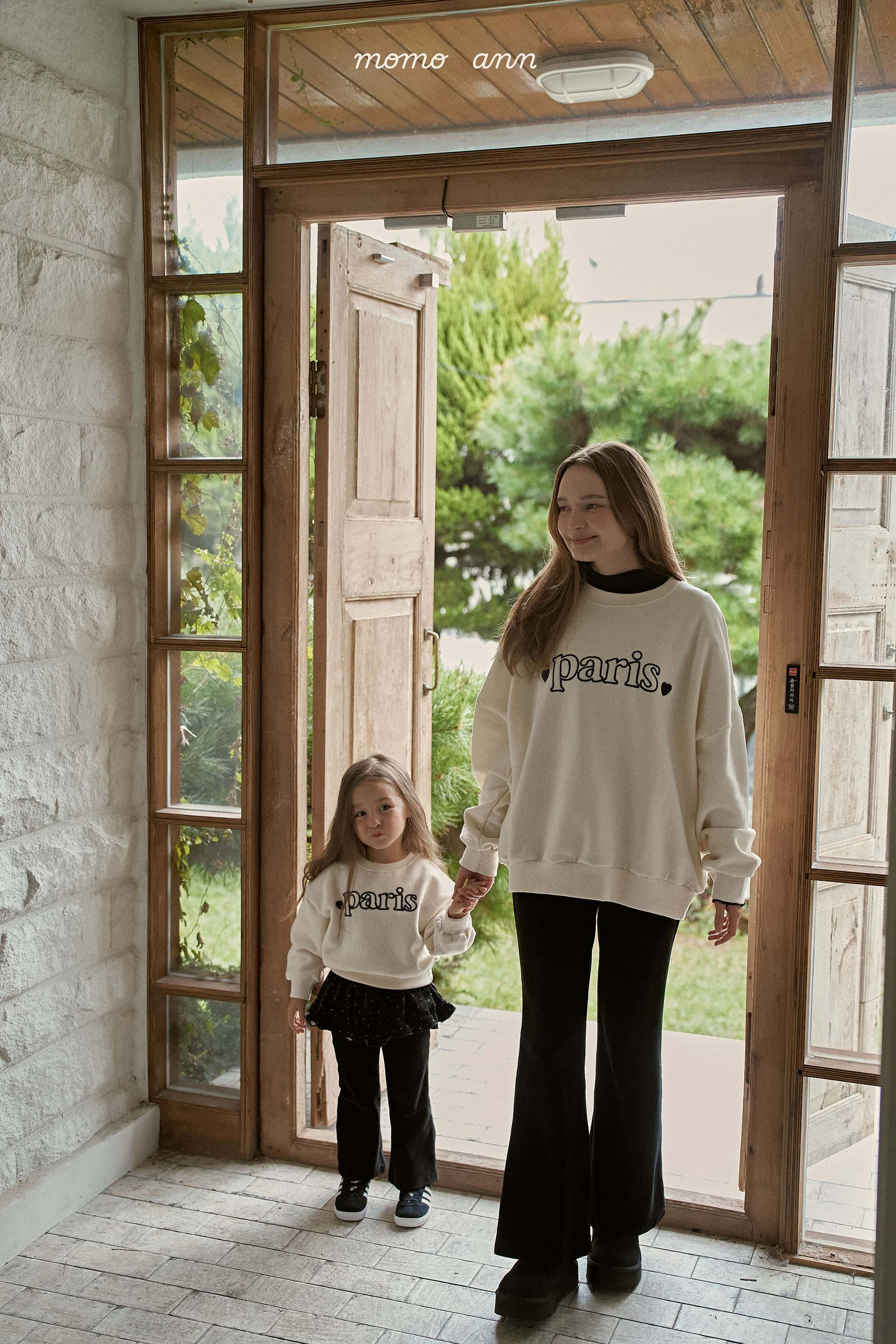 25413親子英文上衣(兩色)