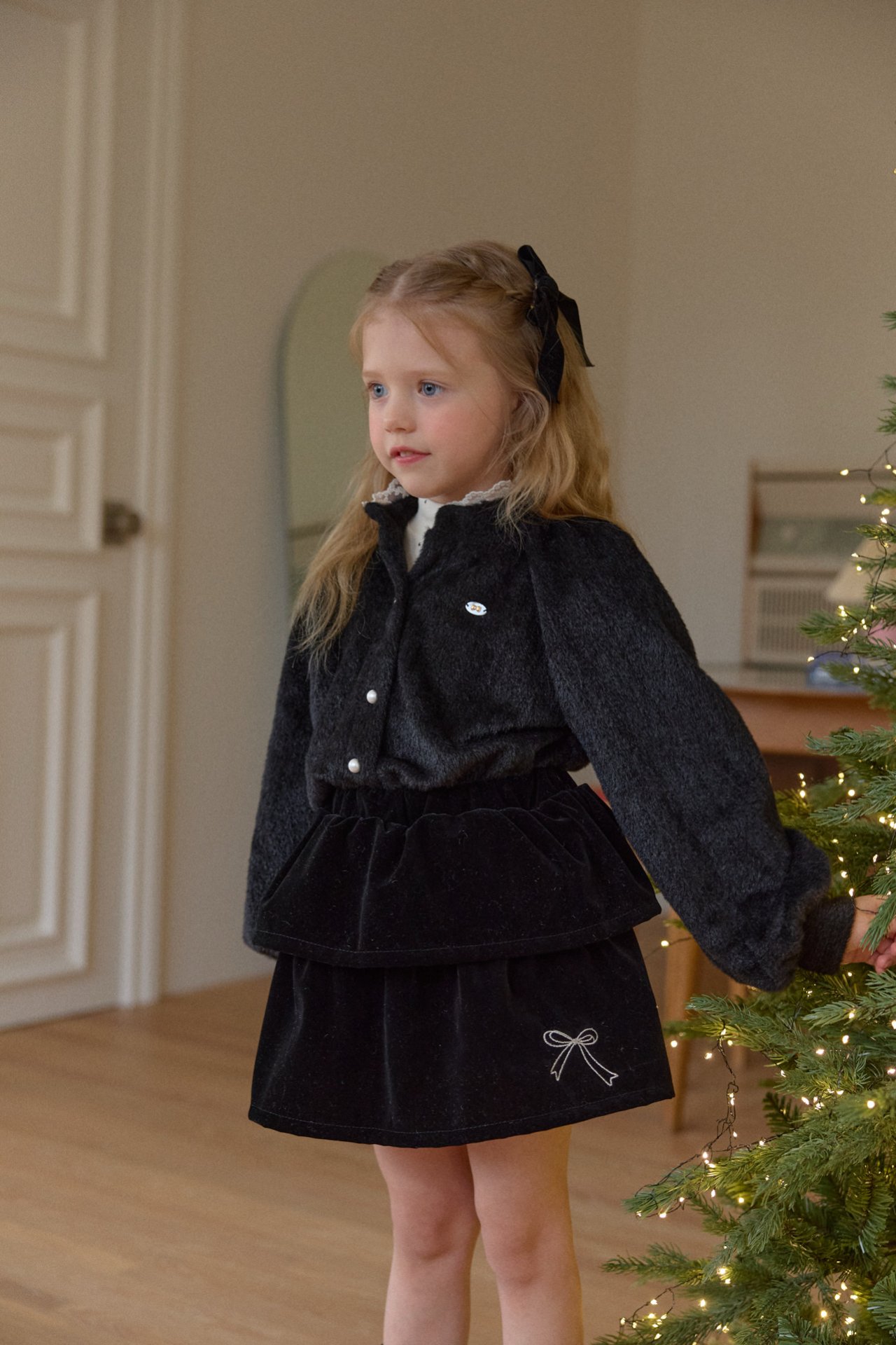 04032黑色蛋糕裙