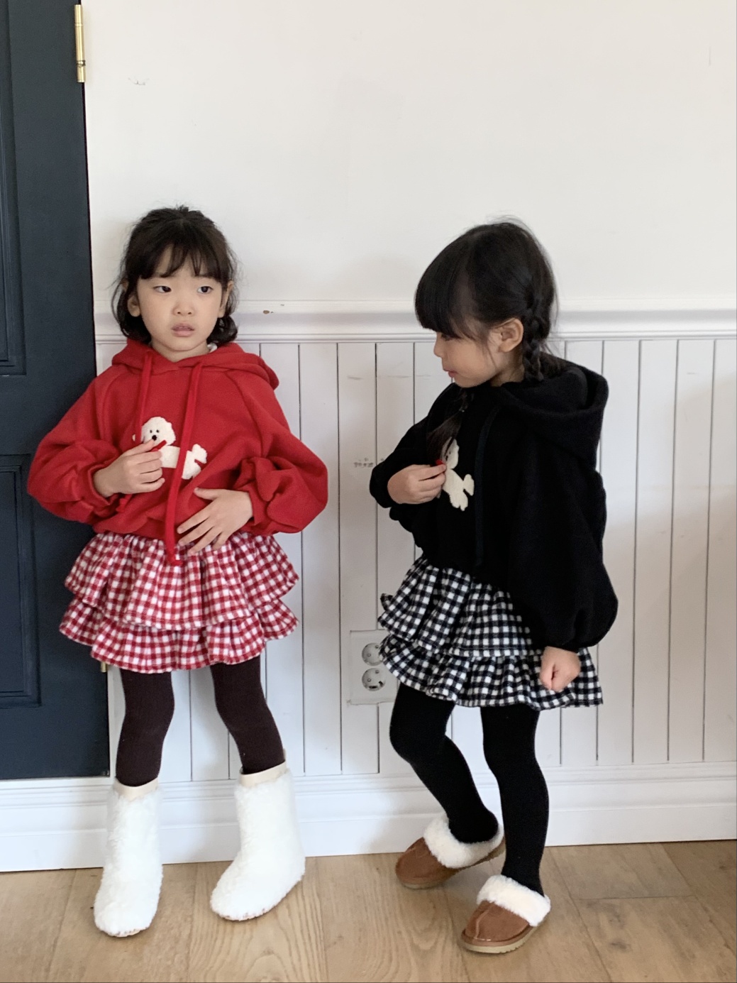 11215狗狗連帽上衣(兩色)