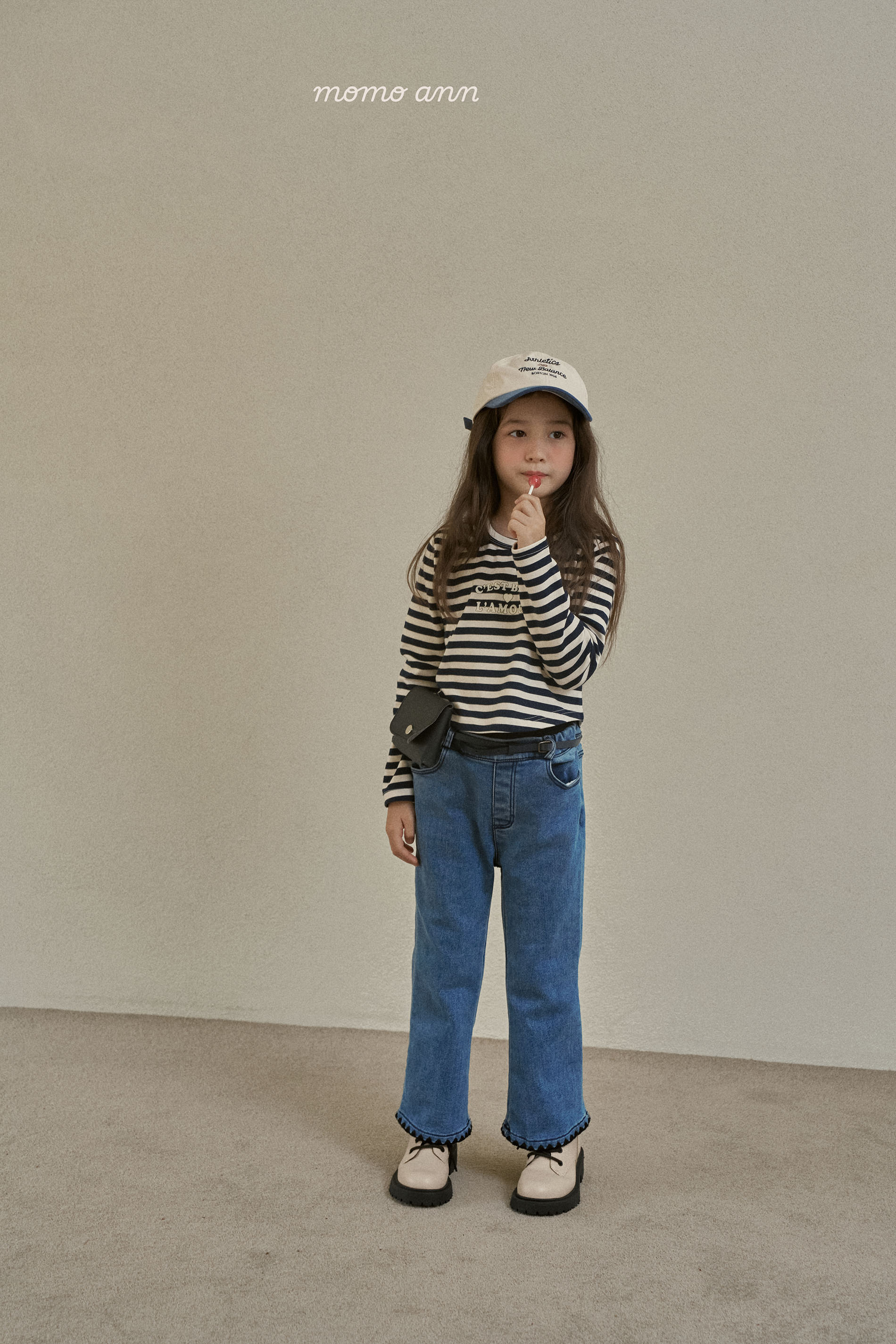 25424下擺造型牛仔褲