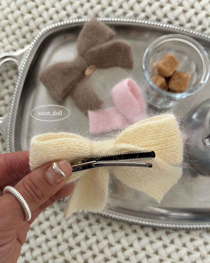 66049蝴蝶結髮夾(七色)